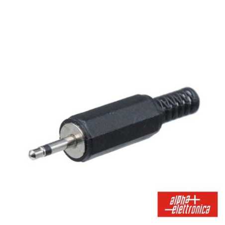 FICHA JACK 25MM MACHO MN PVC C GUARDA CABO