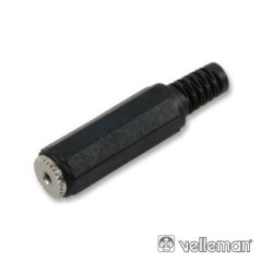 FICHA JACK 25MM FÊMEA MN PVC C GUARDA CABO
