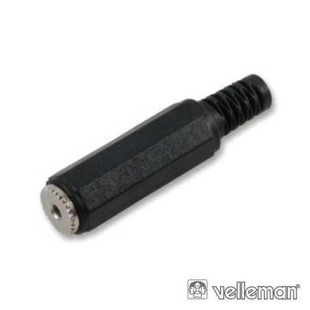 FICHA JACK 25MM FÊMEA MN PVC C GUARDA CABO