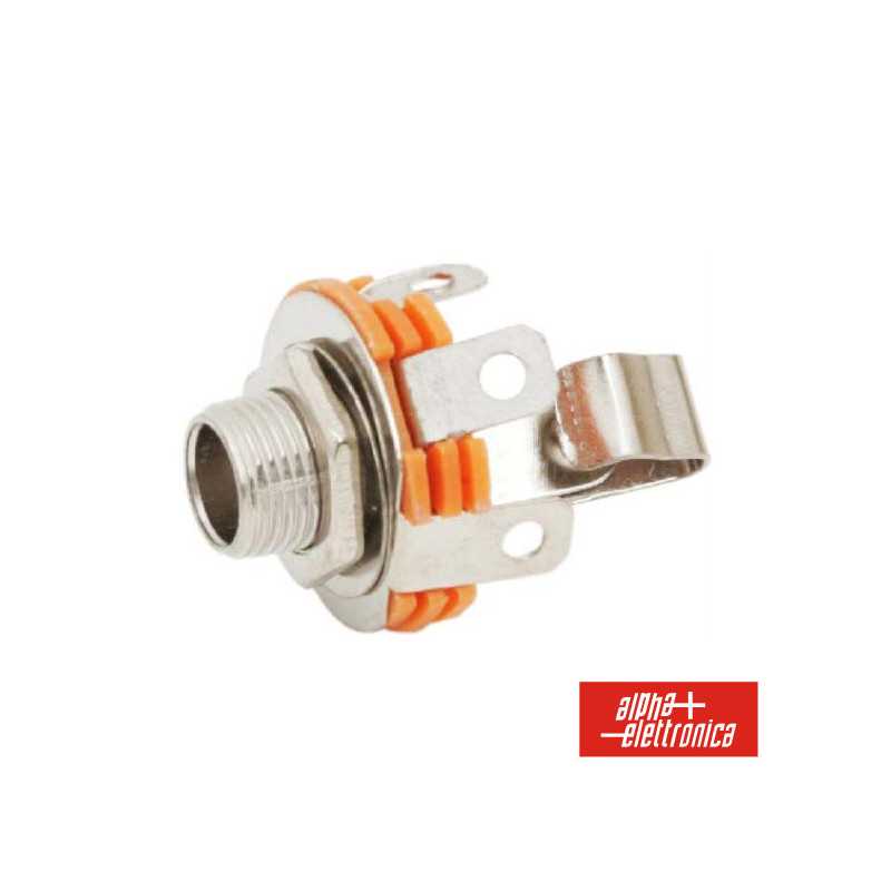 FICHA JACK 635MM FÊMEA MN P CHASSIS C INTERRUPTOR