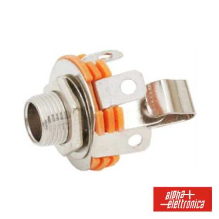 FICHA JACK 635MM FÊMEA MN P CHASSIS C INTERRUPTOR