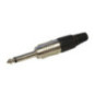 FICHA JACK 635MM MACHO MN PRETA PROFISSIONAL VELLEMAN