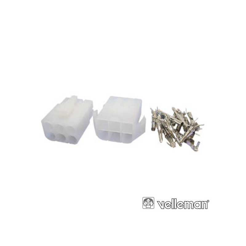 CONJUNTO DE CONECTORES MULTIFUNÇÕES P CABOS VELLEMAN