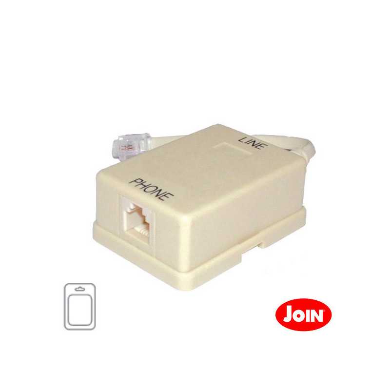 FILTRO ADSL SIMPLES 6P2C BLISTER