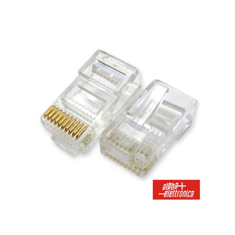 FICHA TELEFONE RJ50 MODULAR 10P10C