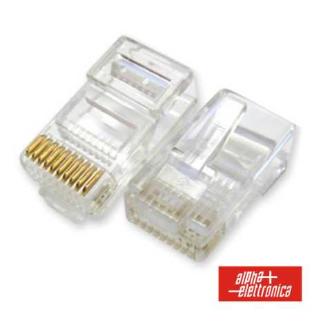 FICHA TELEFONE RJ50 MODULAR 10P10C