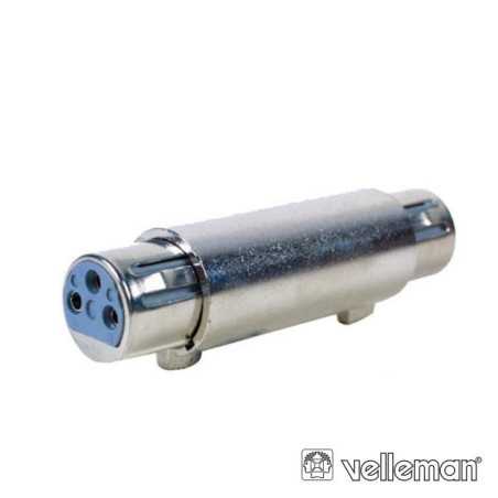 FICHA ADAPTADORA XLR 3P FÊMEA XLR 3P FÊMEA