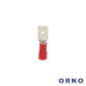 TERMINAL FASTON MACHO ISOLADO 63MM 10X VERMELHO ORNO