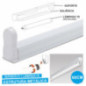 ARMADURA 60CM P LÂMPADA TUBULAR T8