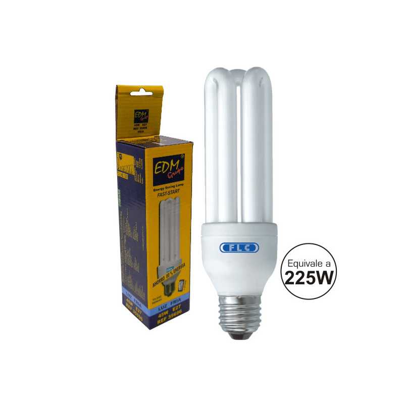 LÂMPADA E27 45W225W 230V ECO 2700LM 6400K