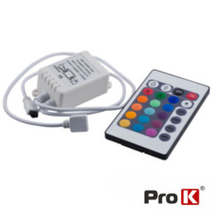 CONTROLADOR P FITA LEDS RGB 12V CCOMANDO PROK