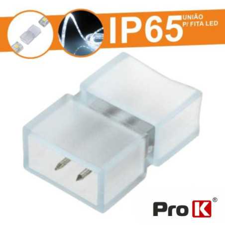 UNIÃO BORRACHA P FITA LEDS 2P MONOCOR IP65 PROK