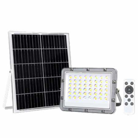 FOCO LED C PAINEL SOLAR 60W 4000K 1200LM CINZENTO