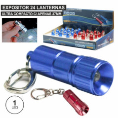 EXPOSITOR 24 LANTERNAS 1 LED TIPO PORTACHAVES