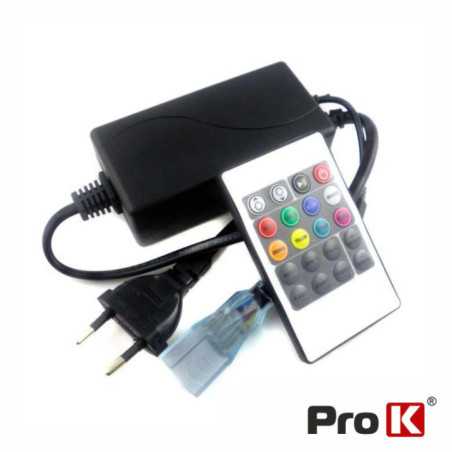 CONTROLADOR P FITA LEDS RGB 220V C COMANDO PROK