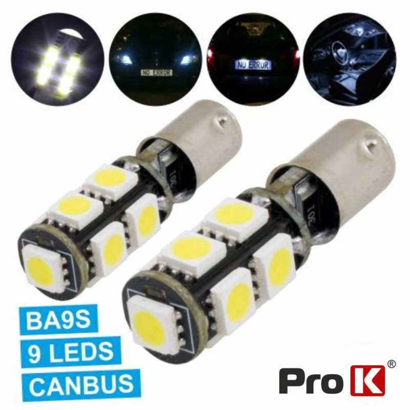 LÂMPADA P AUTOMÓVEL E4 12V 4 LED BRANCO CANBUS 1X PROK