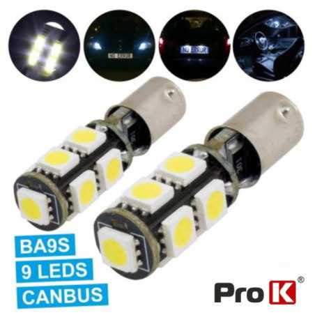 LÂMPADA P AUTOMÓVEL E4 12V 4 LED BRANCO CANBUS 1X PROK
