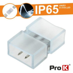 UNIÃO BORRACHA P FITA LEDS 2P MONOCOR IP65 PROK