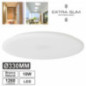 PAINEL LED REDONDO APLIQUE SLIM 18W 33CM 4000K 1260LM