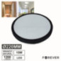 PAINEL LED REDONDO APLIQUE 15W 22CM 1200LM PRETO