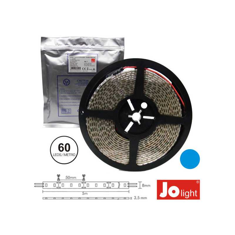 FITA 300 LEDS 3528 IMPERMEÁVEL AZUL 12V 5M JOLIGHT