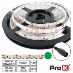 FITA 150 LEDS 3528 VERDE 12V 5M PROK