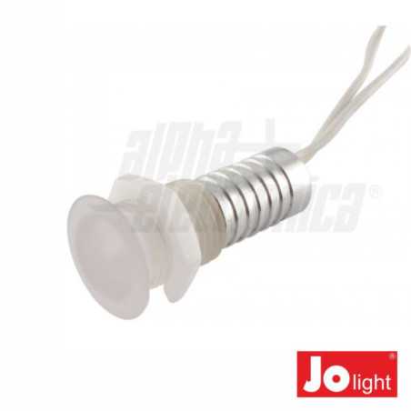 FOCO LED 1W 12V 22MM BRANCO QUENTE P ENCASTRAR IP20 JOLIG