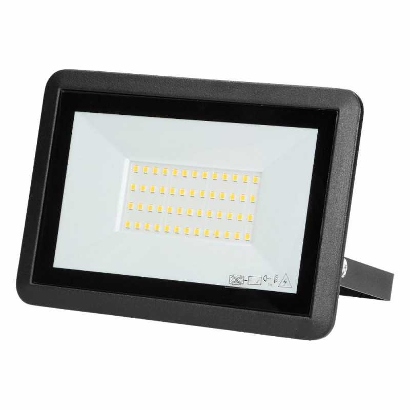 FOCO LED 50W 230V 4000K 4000LM PRETO ADVITI