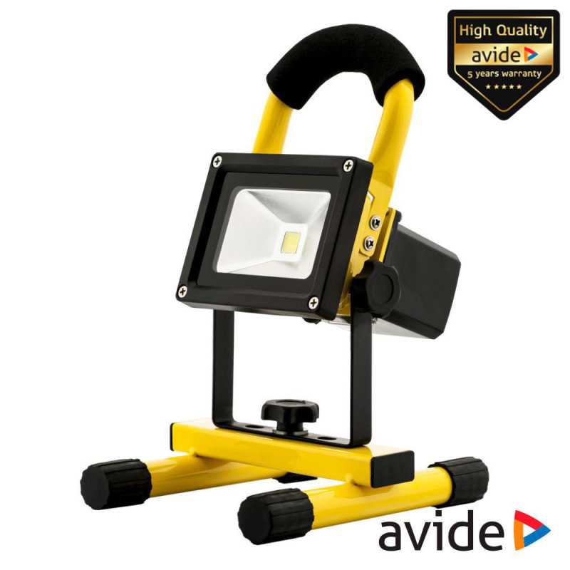 FOCO LED PORTÁTIL RECARREGÁVEL 30W 4000K 1650LM IP65 AVIDE