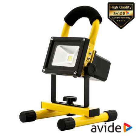 FOCO LED PORTÁTIL RECARREGÁVEL 30W 4000K 1650LM IP65 AVIDE