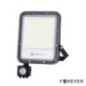 FOCO LED 50W C SENSOR 230V 4000K 7500LM IP65 PRETO FOREVER