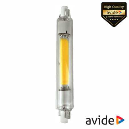 LÂMPADA R7S 10W 230V LED DIMÁVEL 118MM 3000K 1000LM AVIDE