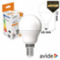 LÂMPADA LED E14 GLOBO G45 45W 230V 4000K 470LM AVIDE