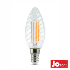 LÂMPADA LED E14 VELA FILAMENTO 45W 230V 2700K 470LM JOLIGHT