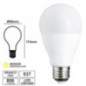 LÂMPADA E27 10W60W 230V LED CREPUSCULAR 4000K 806LM