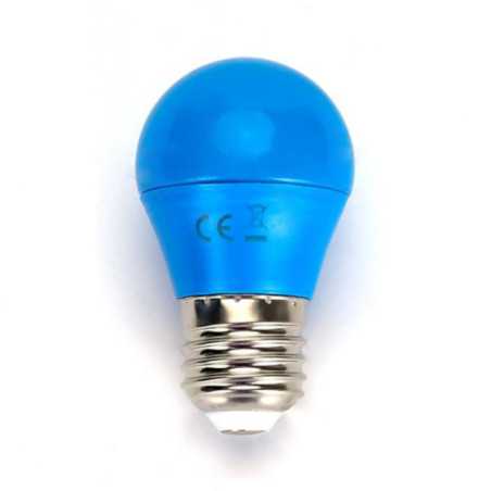 LÂMPADA E27 4W 30W 230V LED AZUL