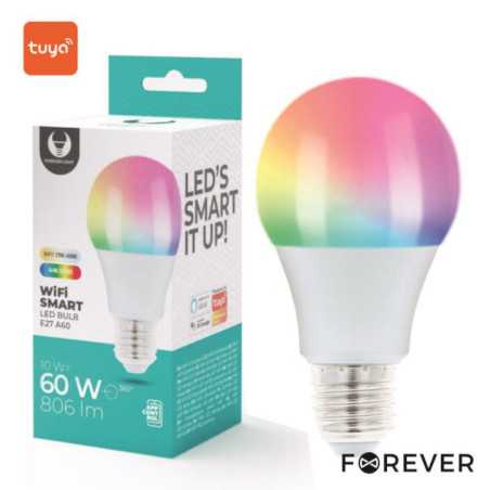 LÂMPADA E27 10W 230V GLOBO RGB 806LM WIFI TUYA