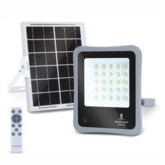 KIT FOCO LED C PAINEL SOLAR 30W 6500K 400LM CINZENTO