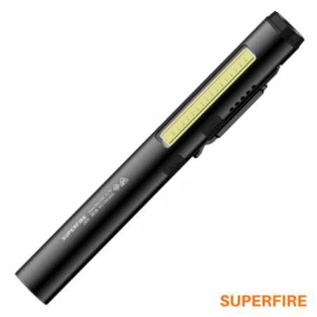 LANTERNA 4 EM 1 LED COB UV PONTEIRO LASER SUPERFIRE