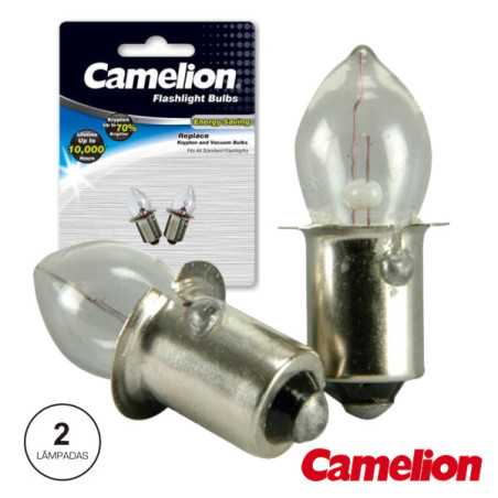 LÂMPADA BAIONETA 05A 36V VACUUM 2X BLISTER CAMELION