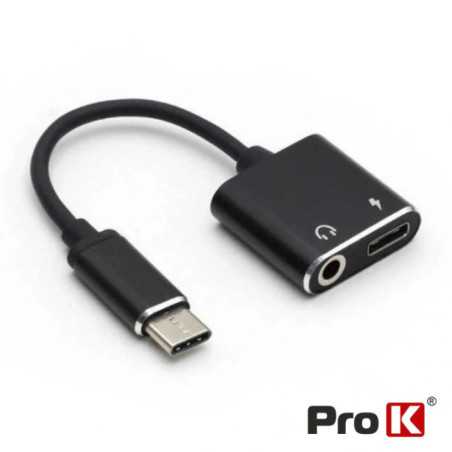 ADAPTADOR USBC P USBC JACK 35MM PROK