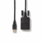 CABO ADAPTADOR USB PORTA SERIE RS232 09M