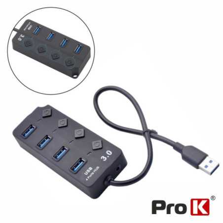 HUB USB 30 C 4 PORTAS USB 30 PROK