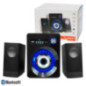 CONJUNTO COLUNAS BLUETOOTH P PC 21 USBSDAUXFM