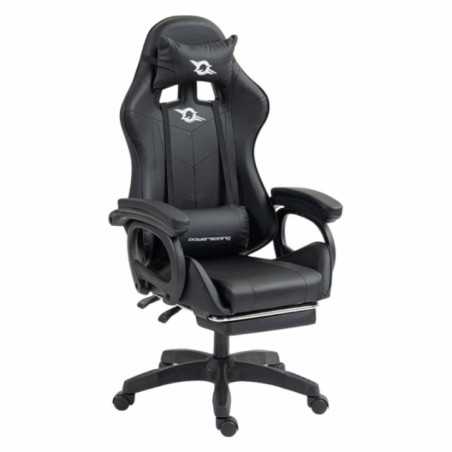 CADEIRA GAMING C APOIO P PÉS PRETO