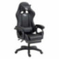 CADEIRA GAMING C APOIO P PÉS PRETO