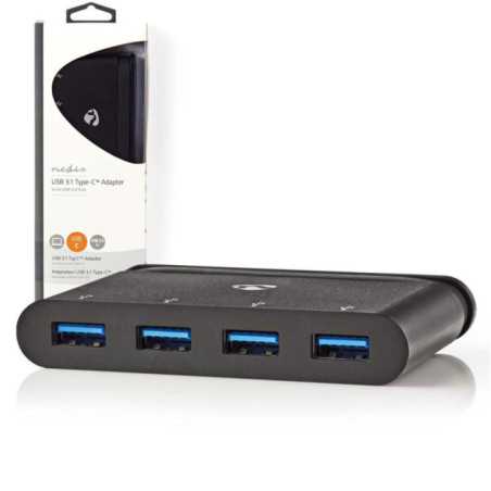HUB USBC C 4 PORTAS USB 30 NEDIS