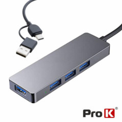 HUB USBC USBA P 4XUSBA 30 PROK