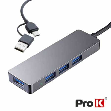 HUB USBC USBA P 4XUSBA 30 PROK