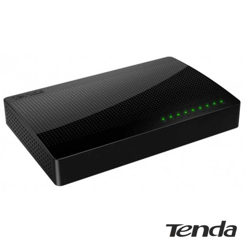 SWITCH DE REDE ETHERNET 8 PORTAS GIGABIT RJ45 TENDA